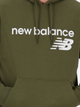 Худі чоловіче New Balance NBMT03910DMO L Оливкове (197375441597) - зображення 4