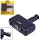 Розгалужувач (подовжувач) прикурювача VOIN 2 виходи +2USB 2400mA 12/24V SC-2004 змінний кут - зображення 1