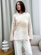 Худи оверсайз женское ARTKNIT Vibe Cotton XL Молочное (4823093463776) - изображение 1