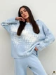 Худи оверсайз женское ARTKNIT Vibe Cotton XL Голубое (4823093463813) - изображение 5