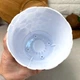 Белый цветочный горшочек 0.75 л Камни Elif Plastik 441-2 - изображение 4