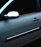 Узкий дверной молдинг из нержавеющей стали (4 шт) для Renault Megane II (2006-2010) - изображение 1