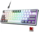Игровая механическая клавиатура AULA F3261 с подсветкой True RGB Бело-серая - изображение 1