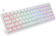 Игровая механическая клавиатура Skyloong GK61 SK61 Gateron Hot-Swap с подсветкой RGB Белая - изображение 2