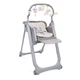 Стільчик для годування Chicco Polly Magic Relax New, сіро-бежевий - зображення 1