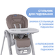 Стільчик для годування Chicco Polly Magic Relax New, сіро-бежевий - зображення 6