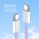 Кабель ColorWay USB Type-C + USB Type-C (M/M), 3.0 А, 1 м, Purple (CW-CBPDCC061-PU) - зображення 7
