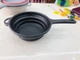 Кухонный дуршлаг складной силиконовый с ручкой, 24 см - изображение 9