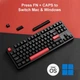 Клавіатура механічна Keychron C3 Pro 87Key, K pro Brown, USB-A, QMK, Hot-swap, EN/UKR, RGB, чорний (C3PH3_KEYCHRON) - зображення 4
