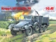 Збірна модель ICM Krupp L2H143 Kfz.70, німецький легкий вантажний автомобіль 72451 - зображення 2