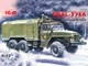 Сборная модель ICM УРАЛ-375А, передвижной командный пункт 72712 - изображение 2