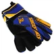 Перчатки вратарские профессиональные с защитой пальцев SOCCERMAX GK-4316 размер 9 синий-оранжевый - изображение 2