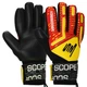 Перчатки вратарские профессиональные с защитой пальцев SOCCERMAX GK-4321 размер 9 желтый-красный - изображение 1