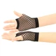 Короткі сіточні мітенки рукавички Honey Fashion Accessories XS/S/M чорний (7-79) - зображення 4