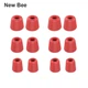 Амбушюри для наушников пенные с эффектом памяти New Bee NB-F3 6 пар Red (NB-F3 Red) - изображение 12