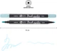 Набор двусторонних маркеров акварельных Santi Brush Marker SWB-14 6 шт Голубых (391070) - изображение 3