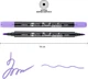 Набор двусторонних маркеров акварельных Santi Brush Marker SWB-12 6 шт Фиалковых (391068) - изображение 3