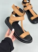 Босоніжки жіночі ShoesBand Карамельні на липучці натуральна шкіра 38 (24 см) (S55131-1) - зображення 10
