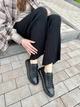 Кеди жіночі ShoesBand Шкіряні чорні з перфорацією 37 (23,5-24 см) (S67111-2) - зображення 5