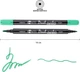 Набор двусторонних маркеров акварельных Santi Brush Marker SWB-20 6 шт Мятных (391076) - изображение 3