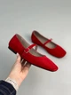 Женские балетки ShoesBand Красные натуральная замша 40 (26,5 см) (S99811-2) - изображение 8