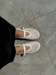 Женские балетки ShoesBand Молочного цвета из текстильной сетки с кожей с перфорацией 39 (25,5 см) (S98081-1) - изображение 4