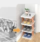 Полиця-трансформер SHOE RACK для взуття пластикова 4секції Помаранчевий - зображення 7