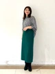 Юбка миди осенняя прямая женская Uniqlo 859179941 L Зеленая (1159811485) - изображение 4