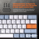Клавиатура механическая проводная GamePro MK130R Hot-Swap Red Swich 60% RGB Black - изображение 17