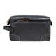 Чоловічий шкіряний несесер-косметичка для подорожей Ashwood 4557 Black (Чорний) - зображення 5