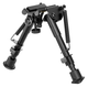 Сошки Buvele Carbon Bipod на антабку (высота 15.2 - 22.9 см) с переходником на Weaver/Picatinny - изображение 4