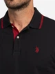 Поло длинное мужское U.S. Polo Assn 118716-EE00A(Black) M Черное (786665360108) - изображение 3