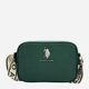 Сумка кросс-боди через плечо женская маленькая U.S. Polo Assn 27A278-AA00A(Grass Green) Зеленая - изображение 1