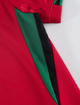 Футбольная форма детская с индивидуальным нанесением Portugal (Сборная Португалии), сезон 24/25, 24 размер, рост 135-140 см, красная с зеленым - изображение 5