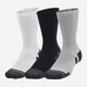 Набір чоловічих шкарпеток високих 3 пари Under Armour 1379512 011 Performance Tech M Білі/Чорні/Сірі (196884005030) - зображення 1