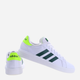 Чоловічі кеди низькі adidas Grand Court Base 2.0 ID4450 42 Білий/Зелений (4066755355884) - зображення 3