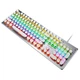Ігрова механічна клавіатура TWolf T75 Blue Switch c RGB підсвічуванням white - зображення 1