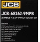 Набор ударных инструментов JCB 26 предметов (12 гран.) 3/4" (17-50 мм), 1" (55-65 мм) (JCB-68262-9MPB) (СТ-00165292) - изображение 5