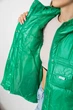 Жилет женский однотонный с капюшоном, цвет зеленый, 244R810, XL - изображение 5