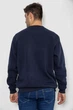 Батник чоловічий на флісі, колір синьо-сірий, 4XL 244R2349 - зображення 4