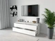 ТБ тумба Moreli ST-223 Ш1400/В530/Г400 Бетон-Білий - зображення 2