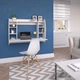 Стіл комп'ютерний навісний Forte Astrid 1100x750x485 Білий (id27-0000-43-white) - изображение 1