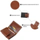 Картхолдер кожаный Grande Pelle leather-11411 Коричневая - изображение 11