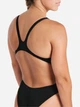 Купальник слитный женский Arena Team Swimsuit Swim Tech Solid 004763-550 32 Черно-белый (3468336643402) - изображение 4