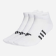 Набір жіночих шкарпеток коротких 3 пари Adidas HT3440 Performance Light Low Socks 3P M Білі (4066751849066) - зображення 1