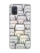 Прозрачный чехол на Samsung Galaxy A71/A715 Котики (принт 392) - изображение 1