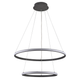 Люстра подвесная светодиодная LED кольца Light House SRS-19653 BK 70W черная - изображение 2