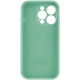 Чехол Fiji Silicone Case Full Camera для Apple iPhone 16 Pro бампер накладка с защитой камеры Spearmint - изображение 2
