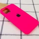 Чехол Fiji Silicone Case для Apple iPhone 12 бампер накладка Full Soft Hot Pink - изображение 4
