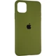 Чохол Fiji Silicone Case для Apple iPhone 13 Pro бампер накладка Soft Touch з мікрофіброю Pinery Green - зображення 1